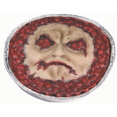 Gory Bloody Face Pie Tray Prop