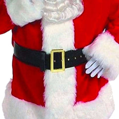 7-Piece Professional Red Velvet Santa Suit Adult Costume