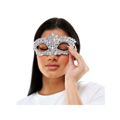 Elegant Rhinestone Masquerade Mask