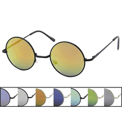 Lennon Style Glasses with REVO Mirror Lens