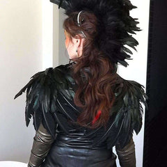 Black Crow Feather Wings