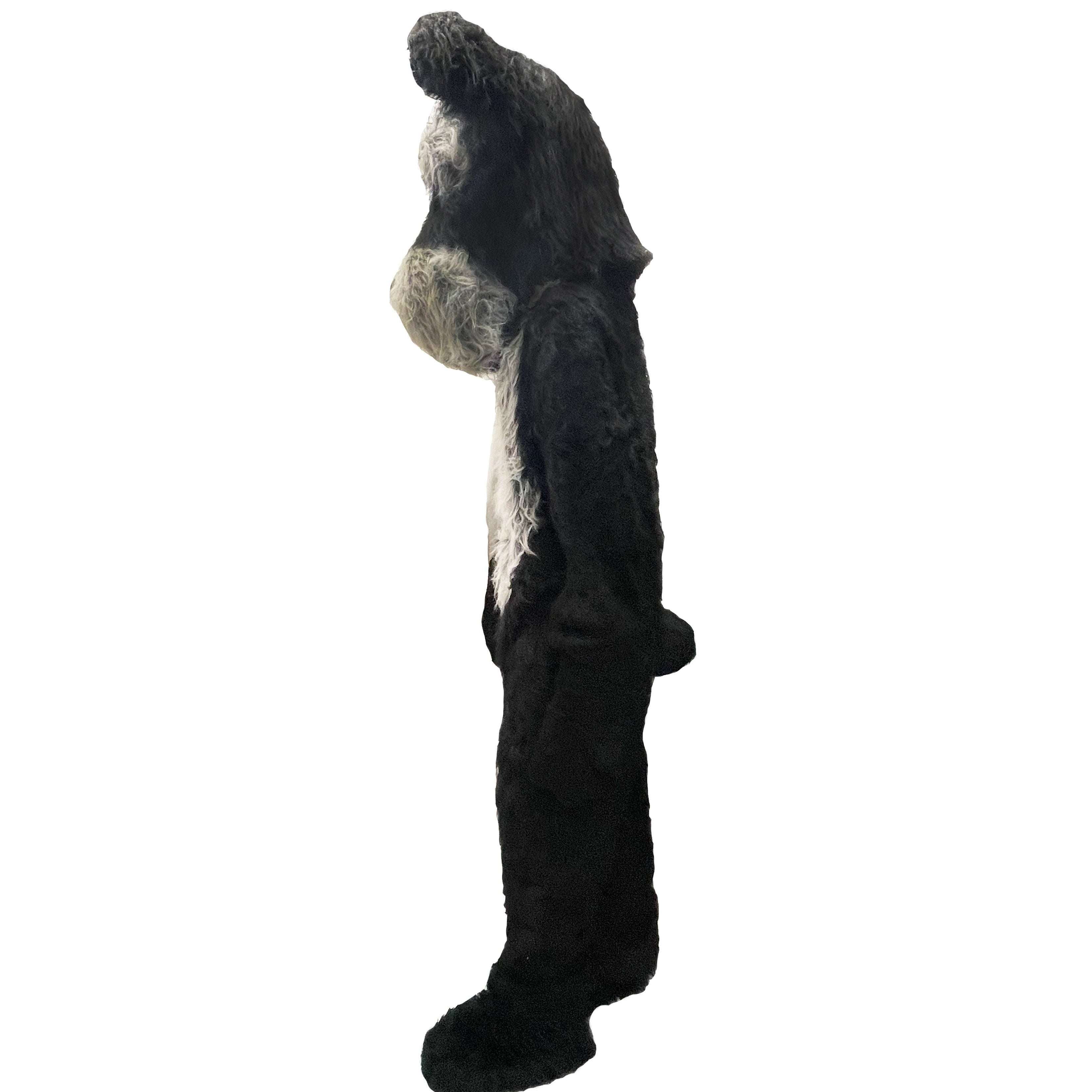 Black And Grey Terrier Mascot Adult Costume