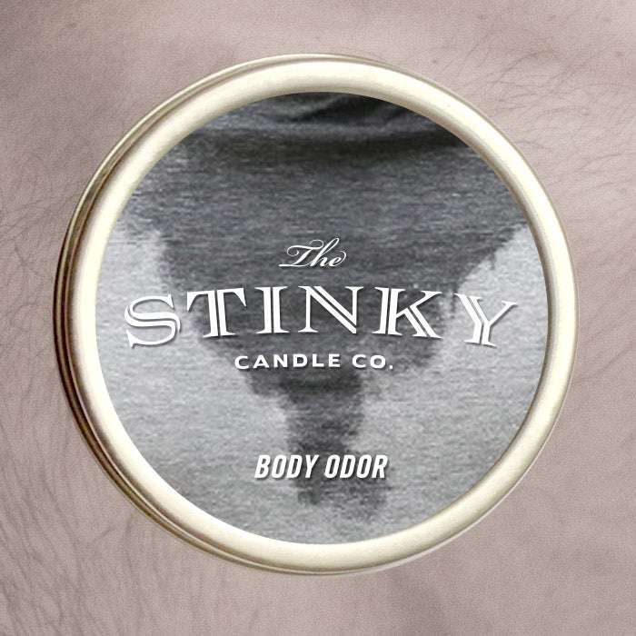 Body Odor Scented Candle