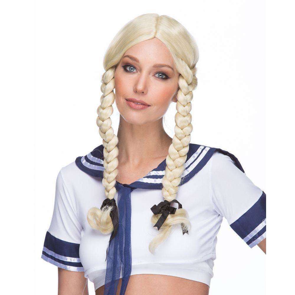 Long Braided Pigtail Cosplay Wig