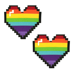 Perfect Pixels Pride Heart Cover Pasties