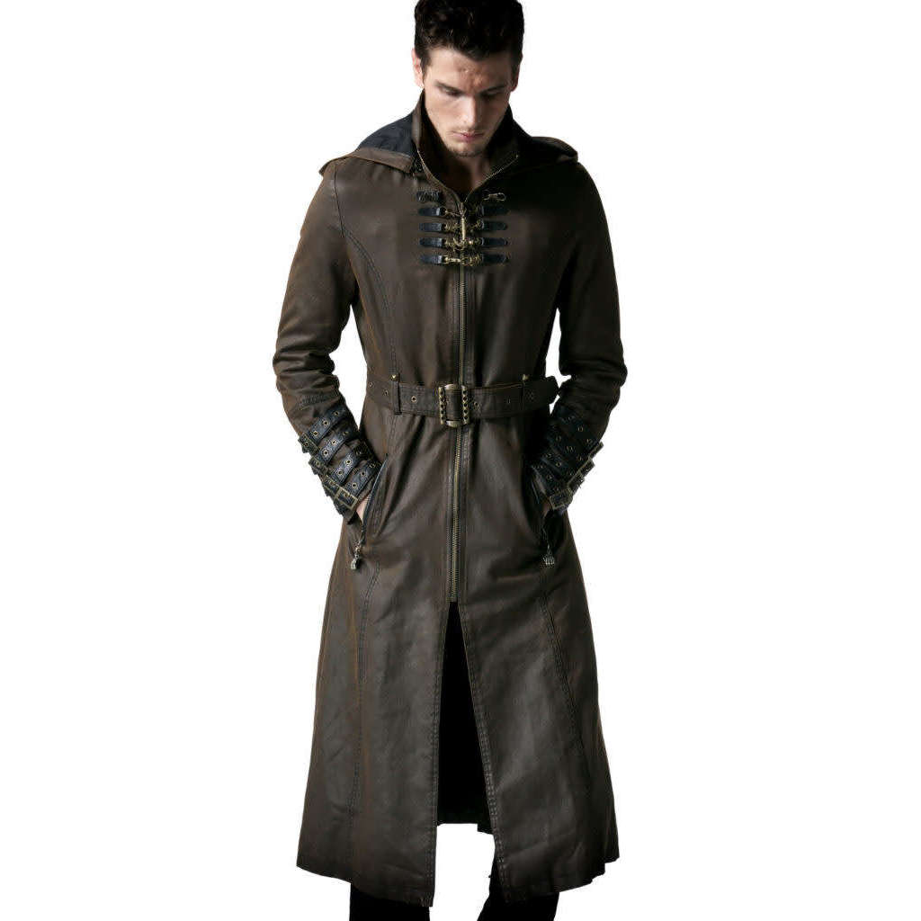 Steampunk Buckle Trenchcoat