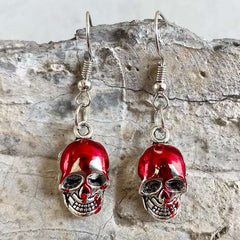 Bad Omens Bloody Skull Earrings