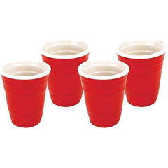 Red Cup Shot Glass Set (4 Pack)
