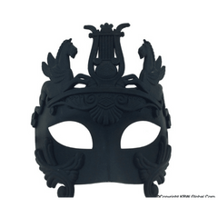 Black Venetian Roman Mask
