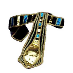 Black Teal & Gold Egyptian Belt