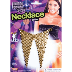 Gold Disco Necklace