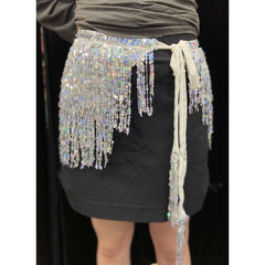 Sequin Wrap Around Skirt