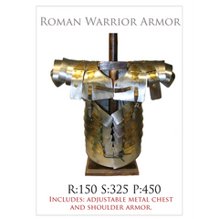 High End Roman Warrior Armor Adult Costume