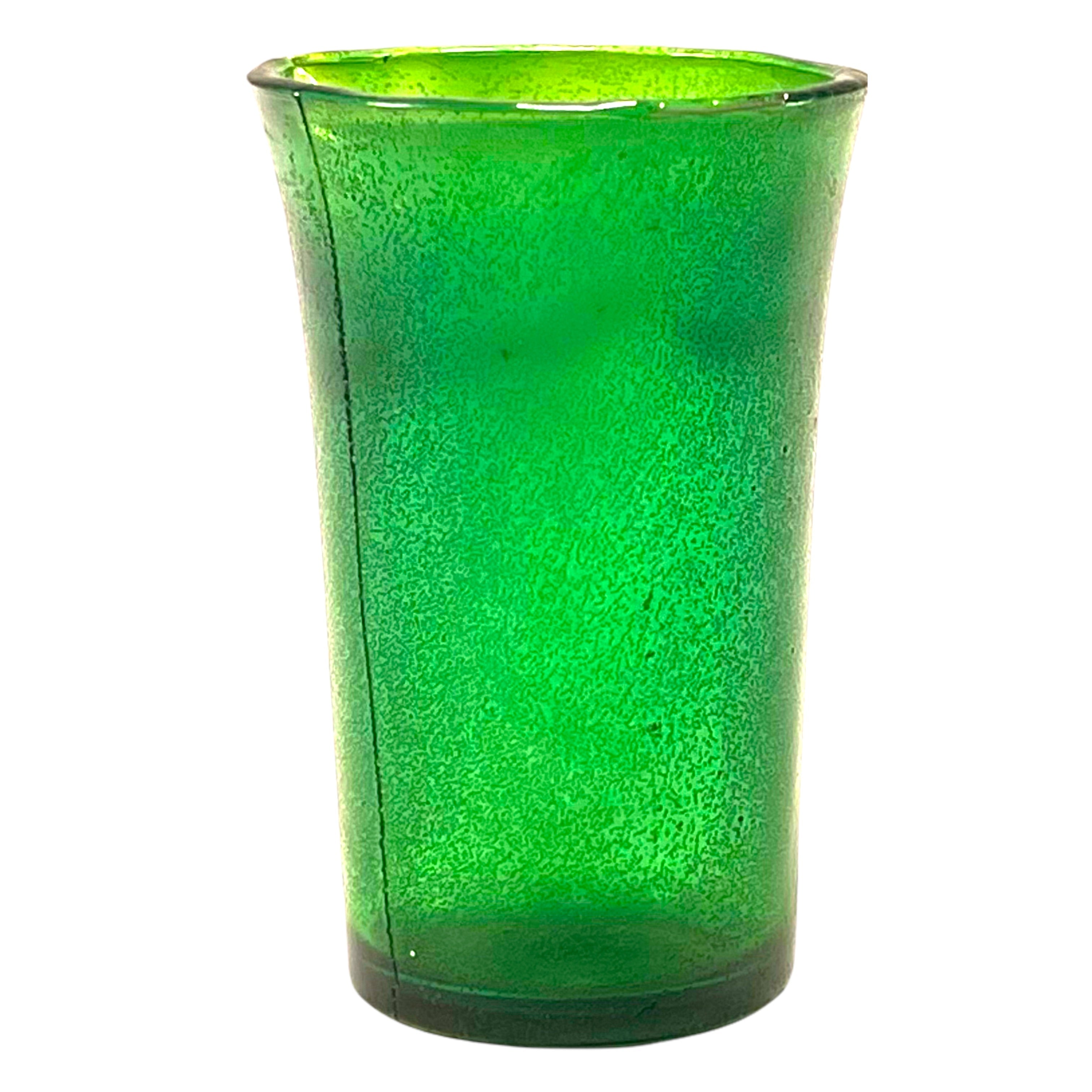 SMASHProps Breakaway Dessert or Cordial Shot Glass - DARK GREEN translucent - Dark Green Translucent