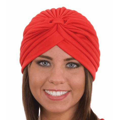Red Spandex Turban