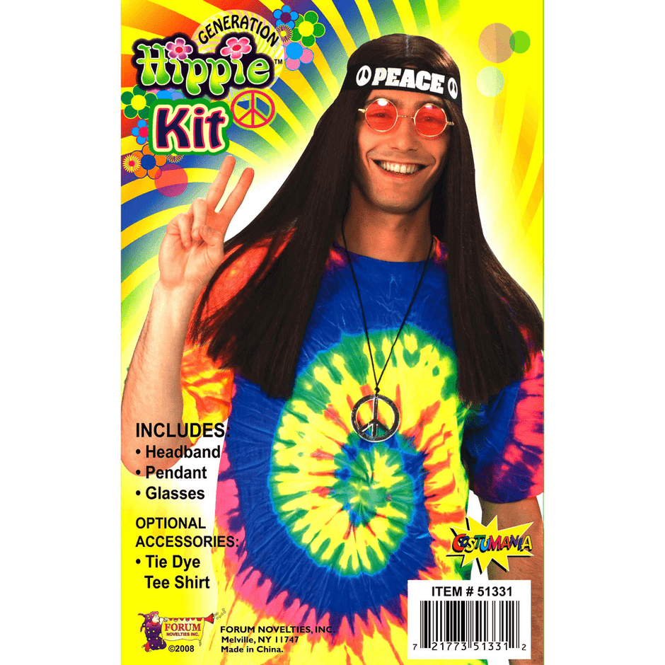 hippie costume tie dye shirt