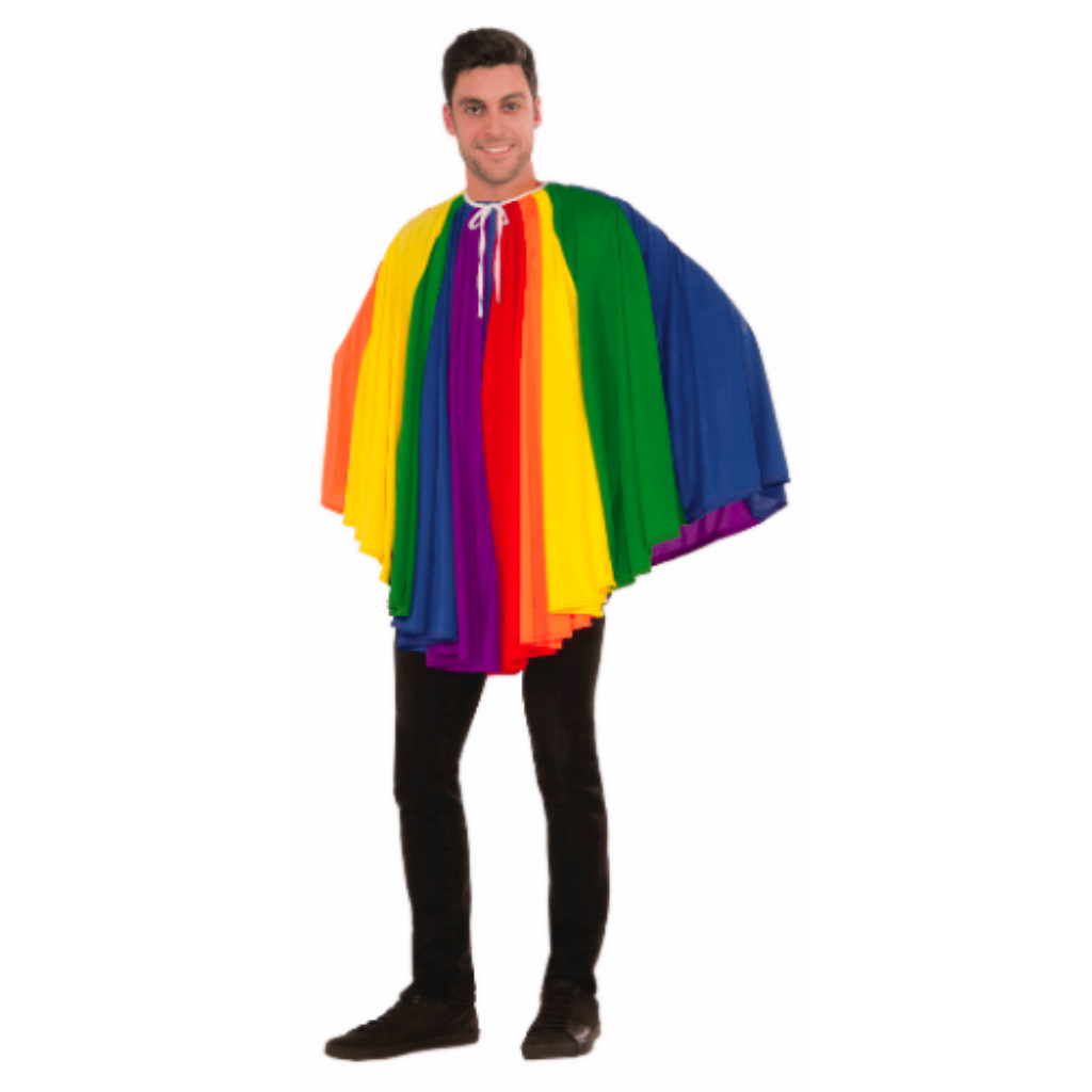 30 Inch Rainbow Pride Adult Cape
