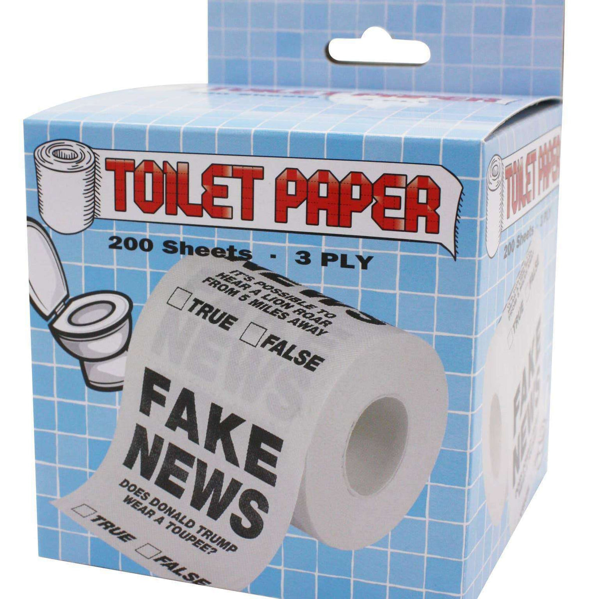Fake News Funny Toilet Paper