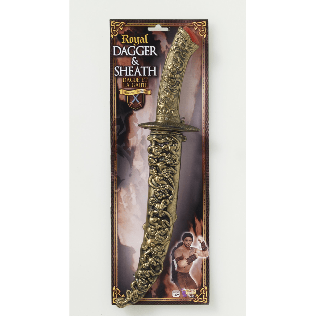Medieval Royal Dagger With Sheath