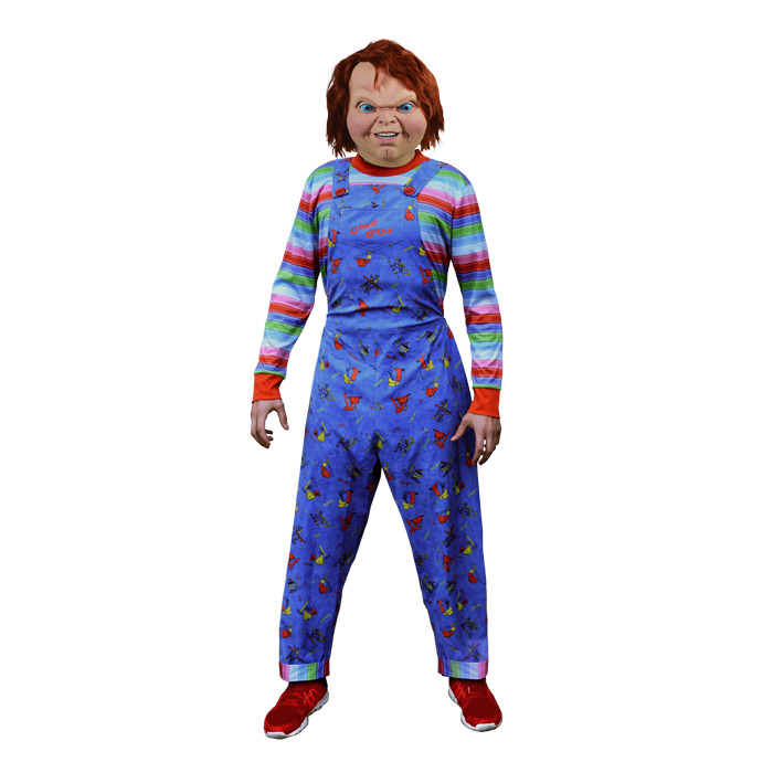 Official Licensed Child’s Play 2 Deluxe Good Guy Doll Adult Costume w/ Real Corduroy