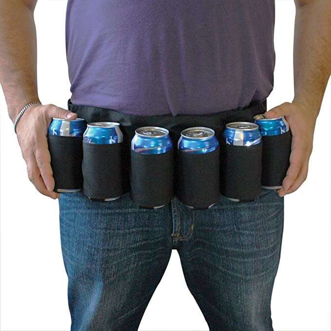 Beer Belt 6 Pack Holder