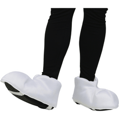 Cartoon Feet Slip-On White Shoe Covers