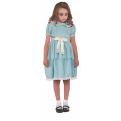 Creepy Sister Blue Dress Child’s Costume