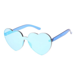 Heart Shaped Revo Lens Sunglasses