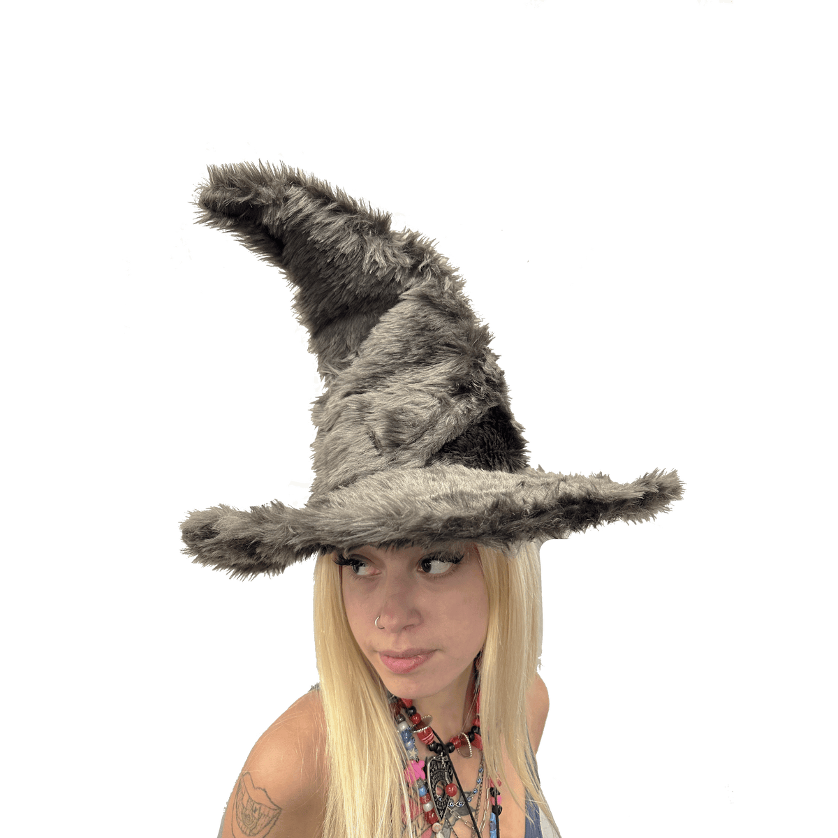 Faux Fur Witch Hat