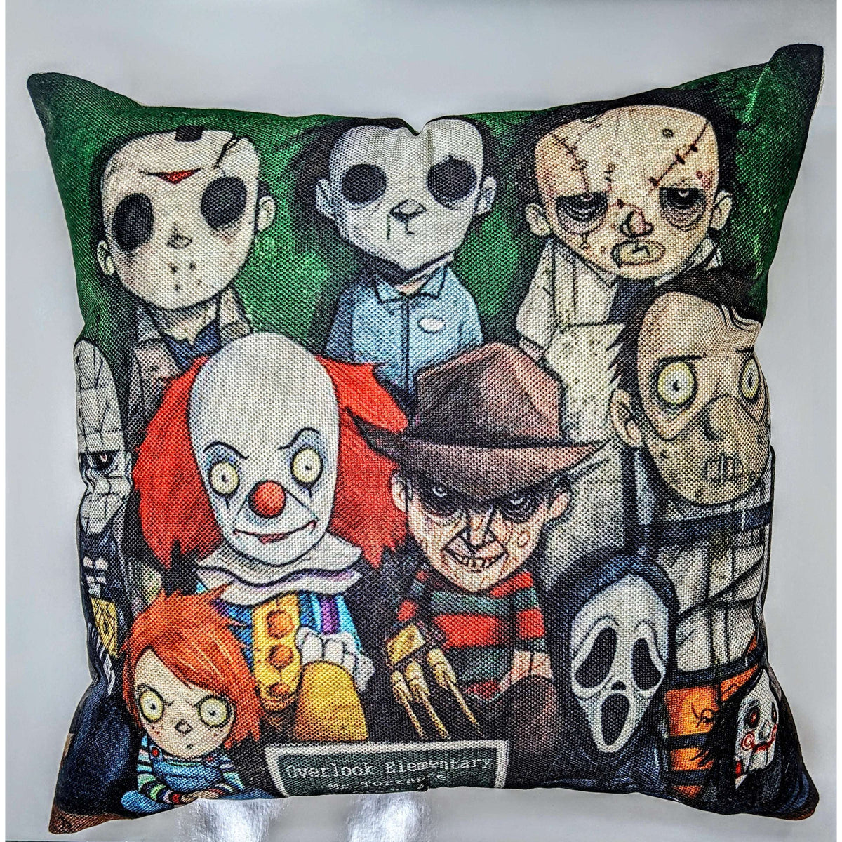 Horror Class Photo Throw Pillow