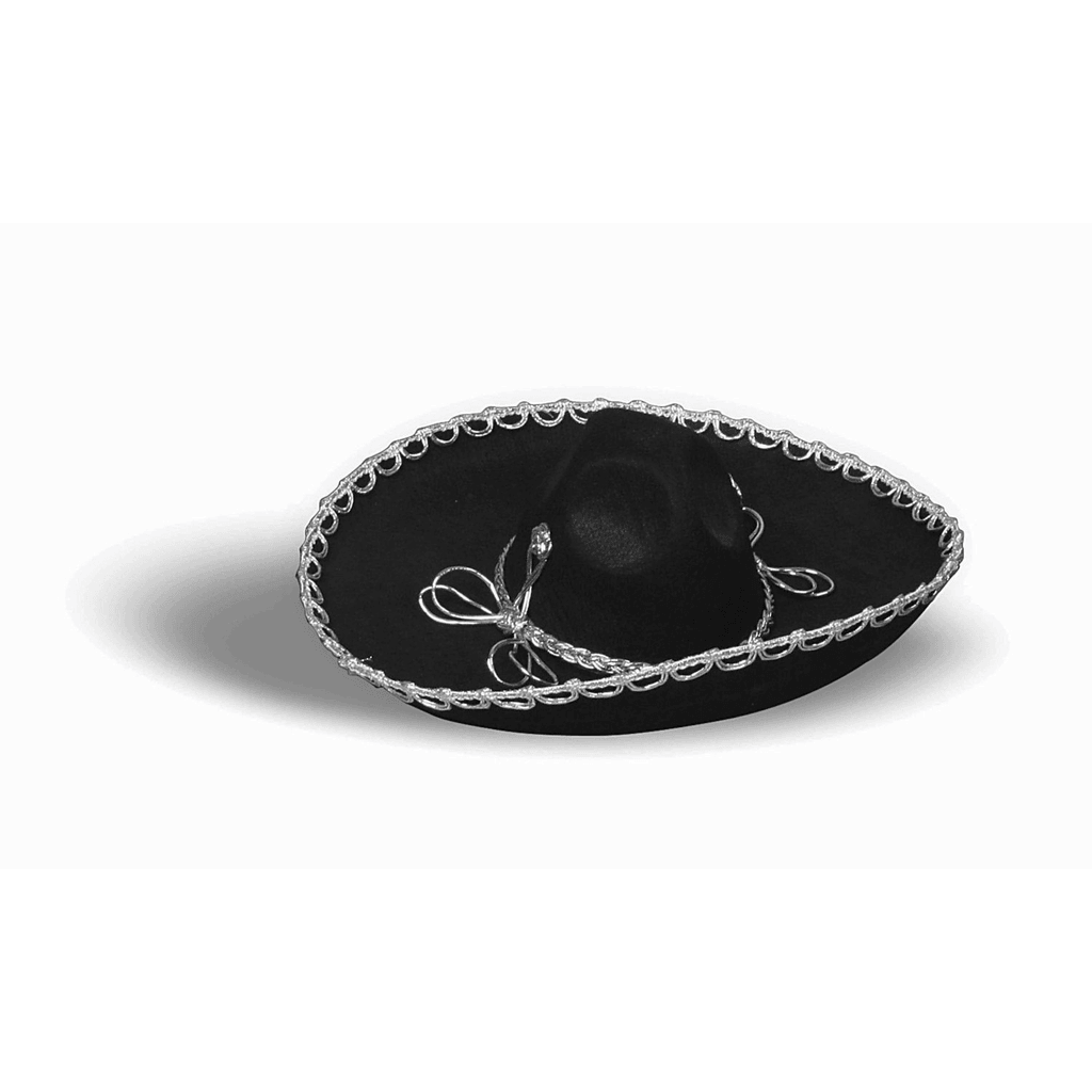 Mini Black Sombrero