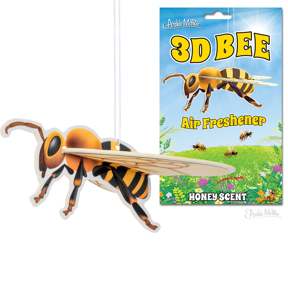 3D Bee Honey Scented Air Freshener