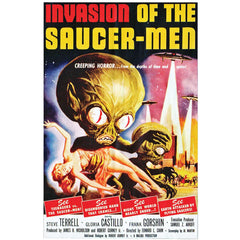 Invasion Of Saucer Men Poster