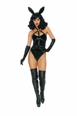 Sexy Black Bad Girl Bunny Adult Costume
