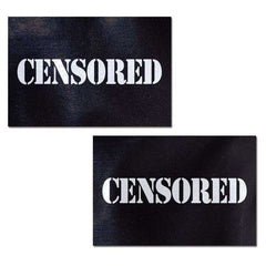 Black Censor Bar Nipple Pasties
