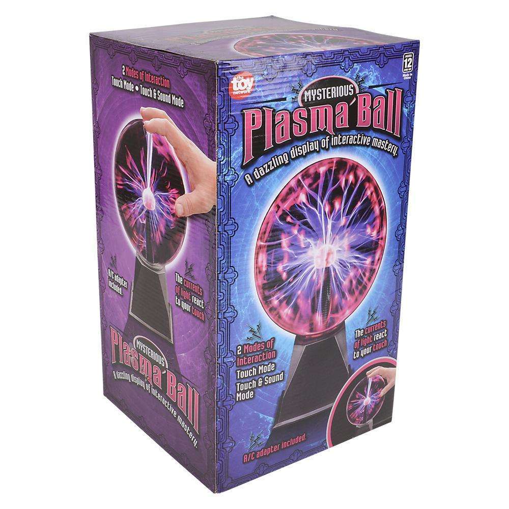 Sound Activated Rainbow Plasma Ball - 8 Inch - Spencer's
