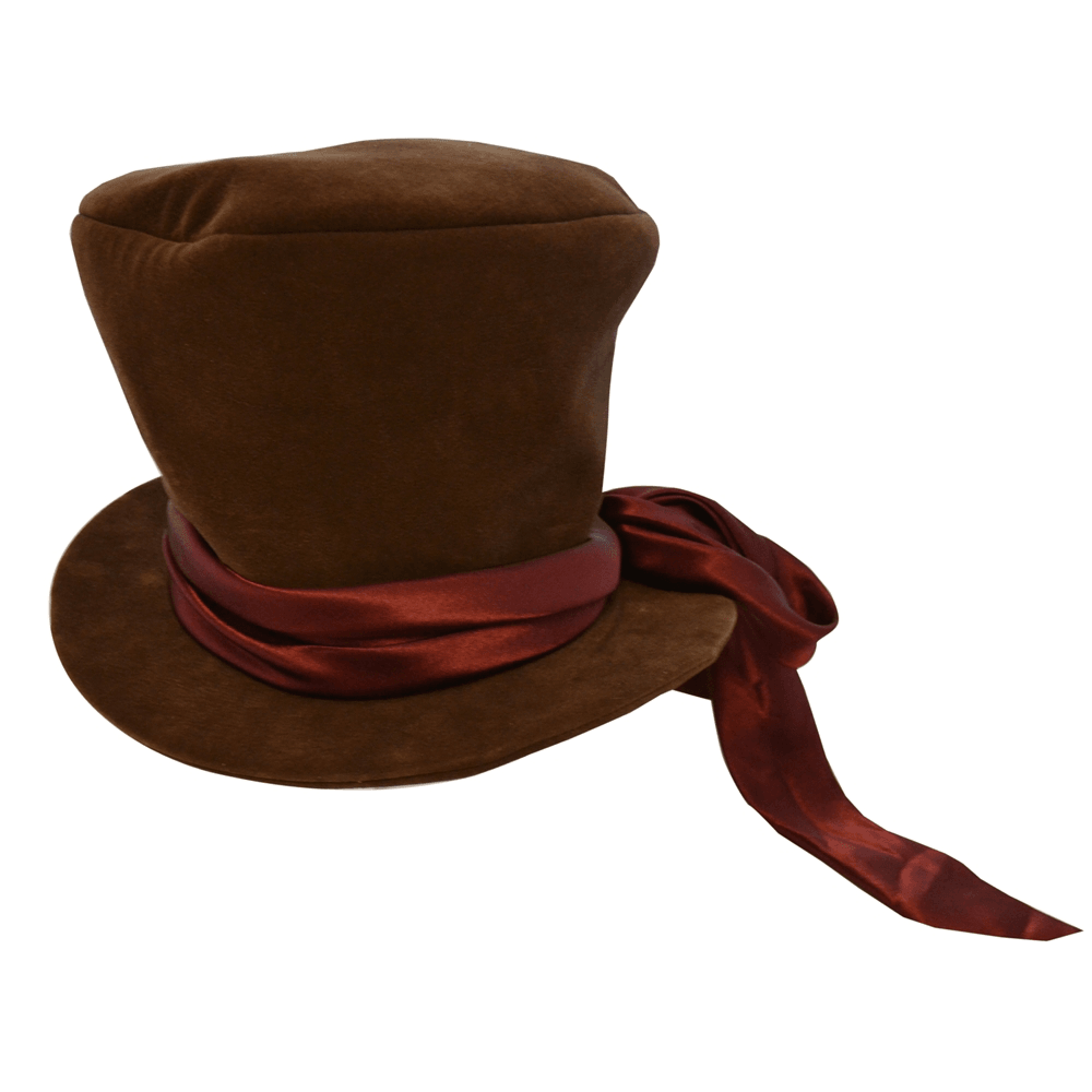 Electric Mad Hatter Hat with Satin Ribbon