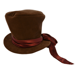 Electric Mad Hatter Hat with Satin Ribbon