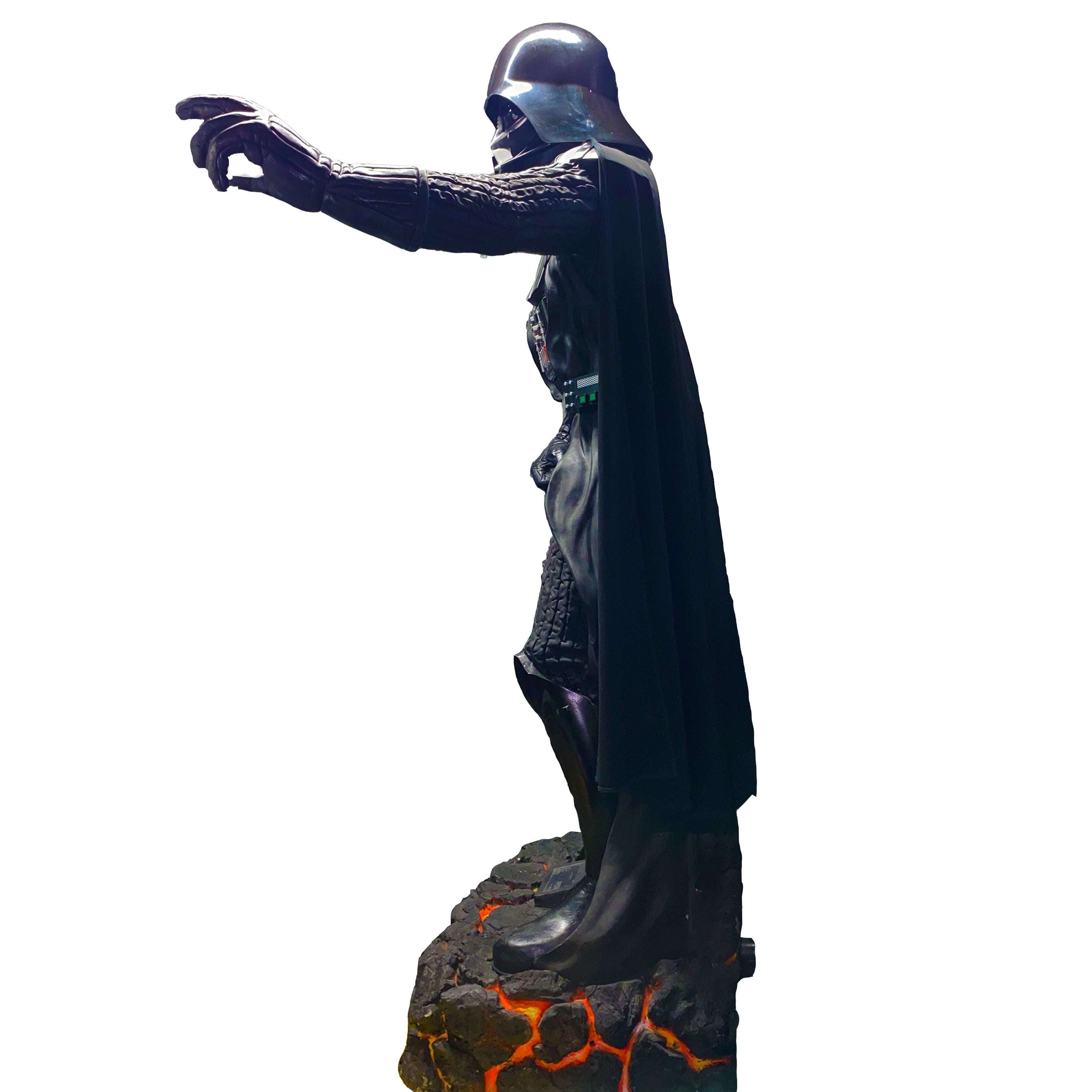 Star Wars 7’ Life-Size Darth Vader Statue Prop w/ Light Up Chest Box & Belt