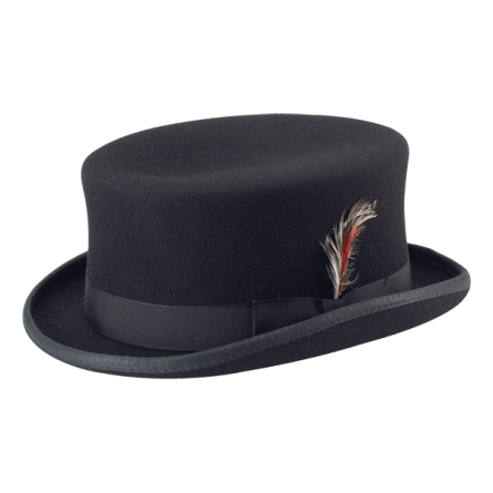 Black The Gent Hat Black