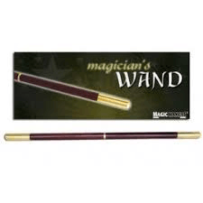 Magician's Pro Wand (Brown w/Brass Tips)