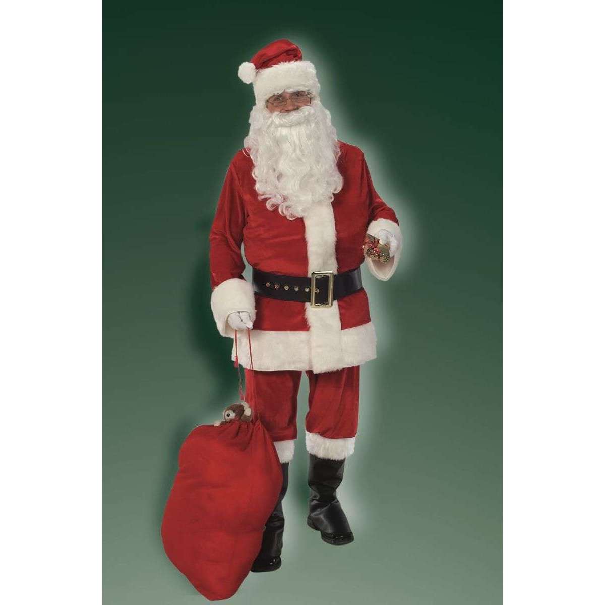 Velvet Santa Adult Costume