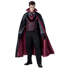 High End Premium Midnight Count Dracula Vampire Adult Costume
