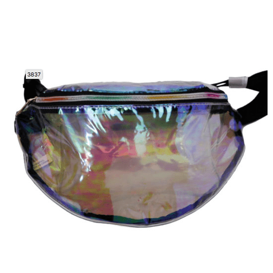 Holographic See-Through Fanny Pack