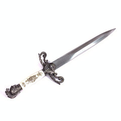 Blood Emitting Metal Medieval Dagger Prop with Special FX Rig