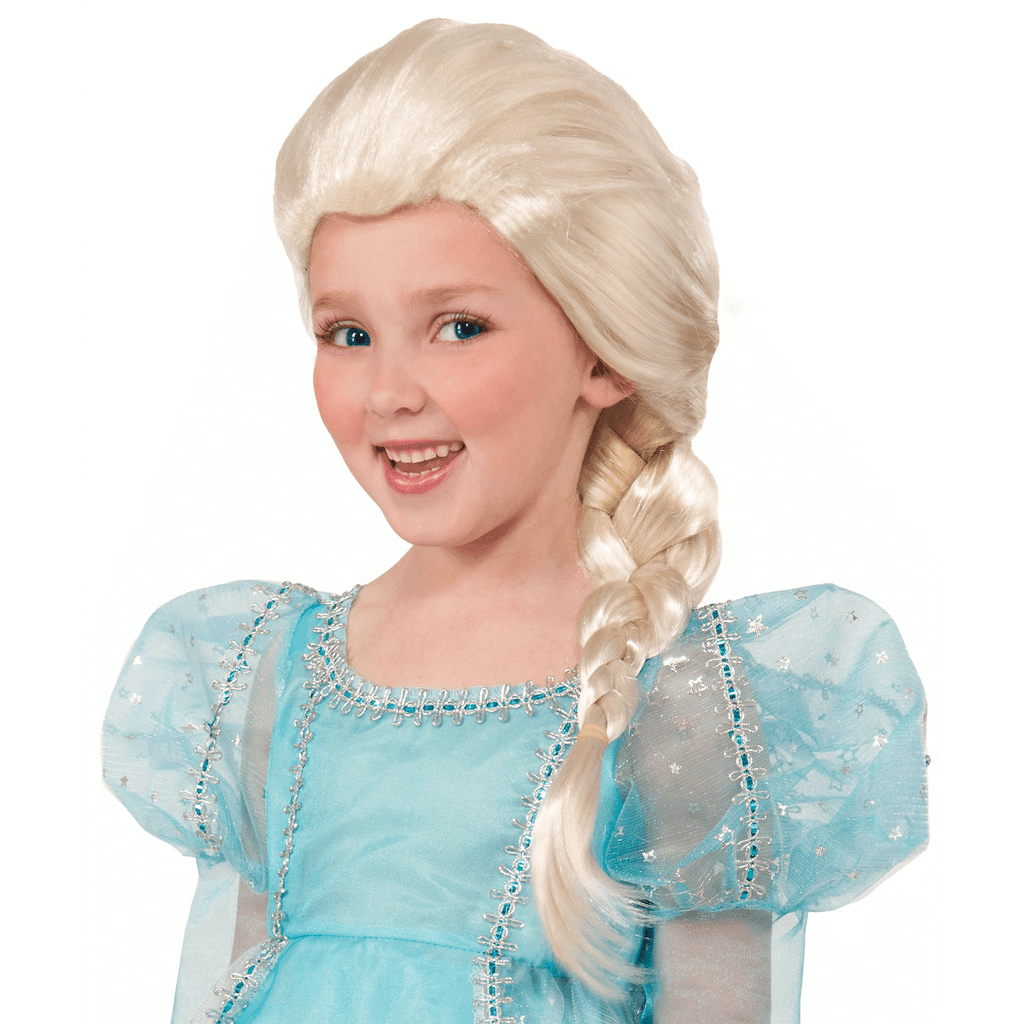 Blonde Braided Princess Child Wig