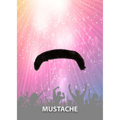 Disco Accessory Kit w/ Mustache , Chain ,Sunglasses & Wig