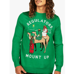 Men's Regulators Mount Up Ugly Christmas Sweater