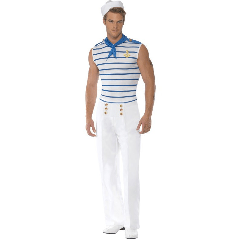 A-Hoy Hottie Sexy French Sailor Mens Adult Costume