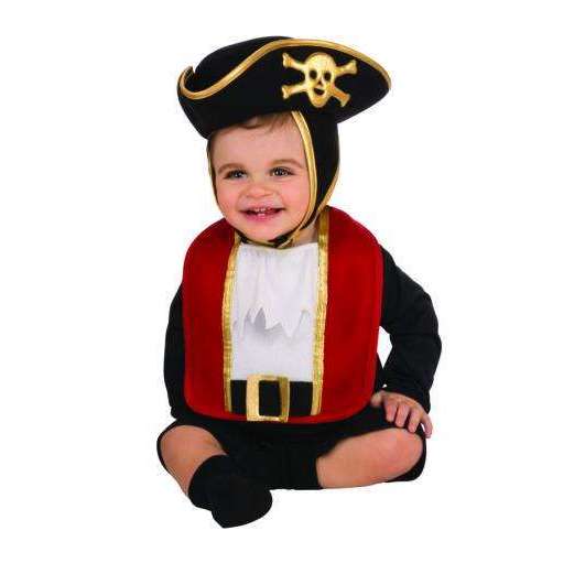 Cute Pirate Infant/Baby Costume w/ Pirate Hat
